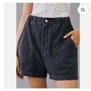 Citizens Of Humanity Dark Gray High Waist Shorts